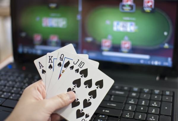 Filipino player enjoying live dealer casino games on a mobile phone